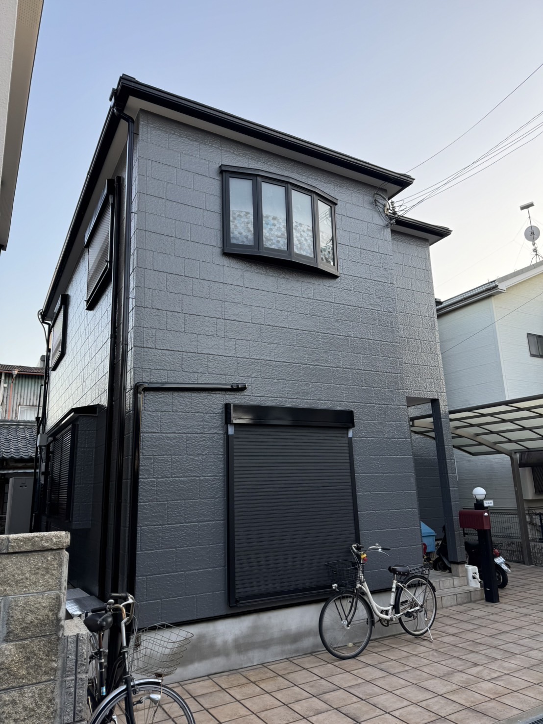 【泉佐野市】築20年戸建て住宅の外壁塗装・屋根塗装施工事例