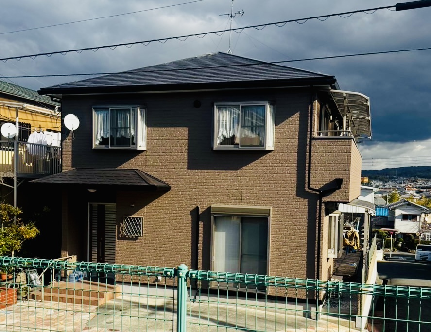 【施工事例】大阪府泉佐野市｜築２５年の戸建住宅の屋根塗装・外壁塗装工事